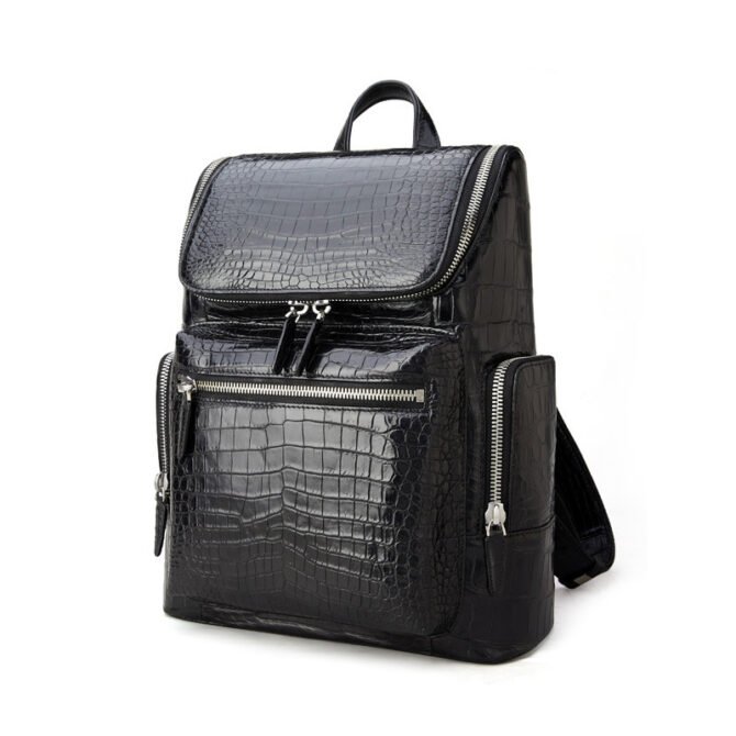 Crocodile Belly Shoulder Bag 1019B - Image 2