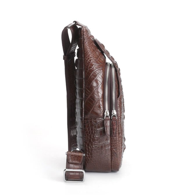 Crocodile Backbone Sternum Bag 1002 - Image 3